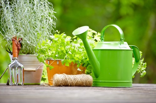 Safe disposal of green waste and mulching equipment